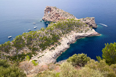 Foradada Cape in Mallorca